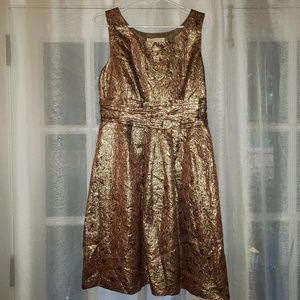 MICHAEL Michael Kors Gold Cocktail Dress Size 10